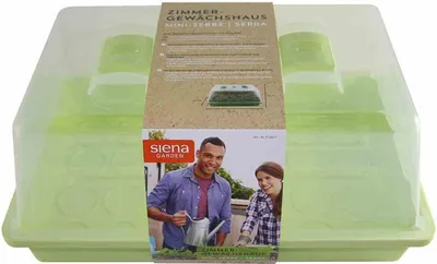 Produktbild von Siena Garden 45538-50 Zimmergewächsh.Uni-Grow 38x24x18cm pastellgrün, grün