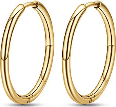 Produktbild von Ohrringen   Kreisförmig Luca Barra Gold   Kollektion  - frau