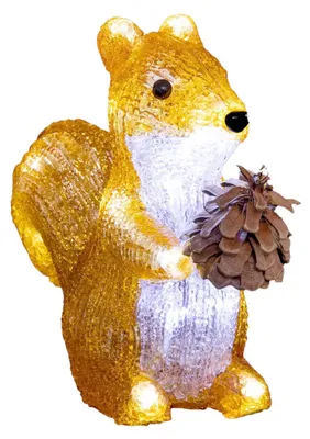 Produktbild von LED-Figur für Außenbereich, Eichhörnchen aus Acryl, 20 LED