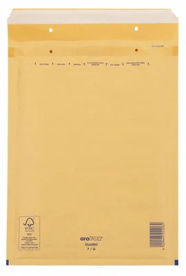 Produktbild von 50x AROFOL CLASSIC Luftpolstertaschen 7/G-17 230x340mm für C4+ braun