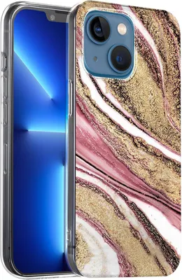Produktbild von Conie Muster Schutzhülle für iPhone 13 Tasche Silikon Case Bild Cover Bumper TPU Hülle als Motiv 2