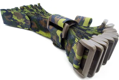 Produktbild von 10 x Klettkabelbinder Kunststofföse 30 cm camouflage - Klett / Flausch auf GLEICHER SEITE! - Goodymax®