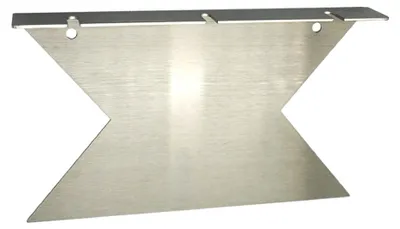 Produktbild von Kaminbesteckhalter X 15 x 25 cm aus Edelstahl