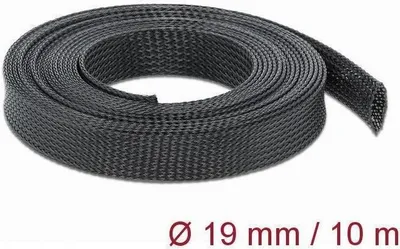 Imagen del producto de DELOCK, funda trenzada extensible, 10 metros x 19 mm, color , trenzado, poliester, color , 1 unidad