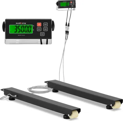 Zdjęcie produktu dla Waga belkowa płozowa paletowa LCD 3500 / 0.5 kg 100 x 10 cm