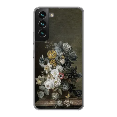Produktbild von MuchoWow® Handyhülle Schutzhülle Hülle für Samsung Galaxy S22 Plus Stilleben mit Blumen - Alte Meister - Malerei Silikon Softcase Handy Hülle - Schutzabdeckung