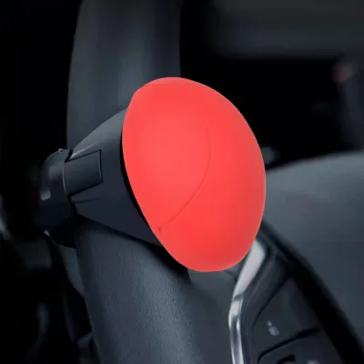 Obrázek produktu pro Asistenční koule pro volant, univerzální pomocník pro otáčení pro osobní automobily, nákladní automobily, červená