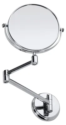 Immagine prodotto di Specchio cosmetico Bemeta Omega a doppia faccia, diametro 140 mm, cromato.