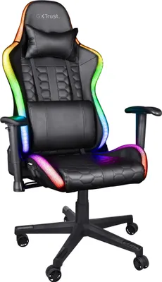 Zdjęcie produktu dla Trust GXT 716 Rizza, Uniwersalny fotel dla gracza, 150 kg, Tapicerowane siedzisko, Oparcie tapicerowane, Uniwersalne, 155 cm