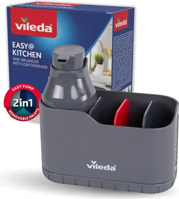 Produktbild von Vileda Spülbeckenorganizer mit Seifenspender Polypropylen