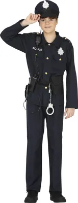 Image de Costume de policier pour enfants, taille:152/158