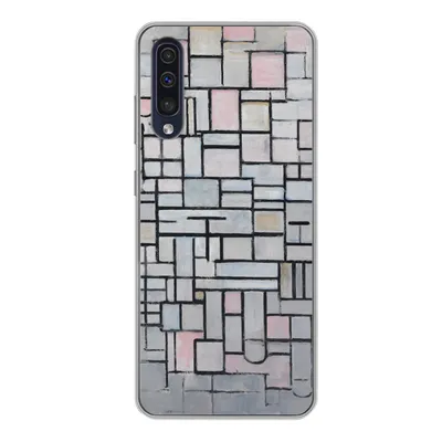 Produktbild von MuchoWow® Handyhülle Schutzhülle Hülle für Samsung Galaxy A50 Komposition 6 - Piet Mondrian Silikon Softcase Handy Hülle - Mobiltelefonhülle