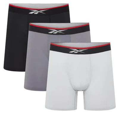 Zdjęcie produktu dla Bokserki męskie Reebok Glynn | 3-pack, sportowe slipy, oddychające i wygodne