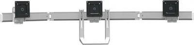 Produktbild von Ergotron HX - Montagekomponente (Griff, 3 Drehzapfen, Bogen mit drei Scharnieren) - für 3 LCD-Anzeigen - weiß - Bildschirmgröße: bis zu 61 cm (bis zu 24 Zoll) - Armmontage - für P/N: 45-475-216