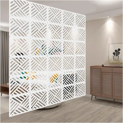 Immagine prodotto di Pannelli divisori sospesi, design cavo, schermo divisorio, 29 cm, confezione da 25 pezzi, colore bianco