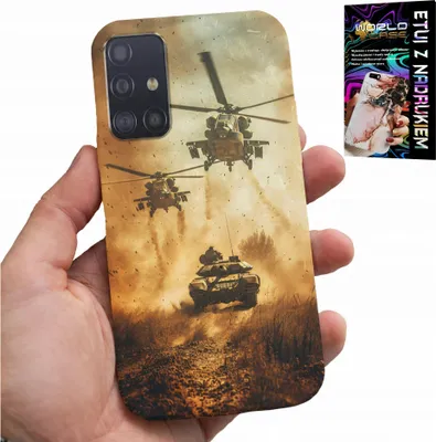 Produktbild von Fall Für Samsung Galaxy A51 - Militärische Hubschrauber Panzer Militärischen Fall