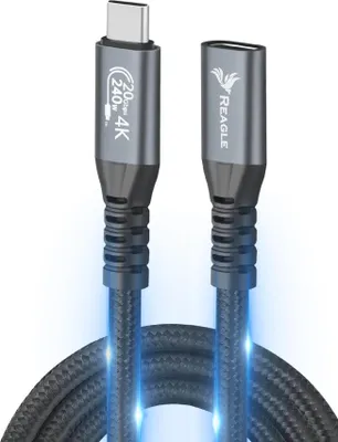 Produktbild von Usb C 1M 3.2 Kabel 240W 20Gbps 4K 144Hz Usb Adapter Thunderbolt