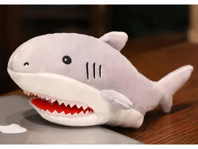 Produktbild von Leantoys Plüsch-Hai-Puppe-Maskottchen 30cm