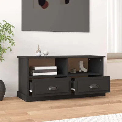 Produktbild von Möbel TV-Schrank Schwarz 93x35,5x45 cm Holzwerkstoff - TV-Schränke &17707
