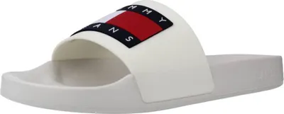 Produktbild von TOMMY HILFIGER JEANS Pantoffel Meer oder Pool Pantoffel mit Logo Artikel EN0EN01889 Tommy Jeans Flag Pool Pantoffel, EUR 36 - UK 3,5 - USA 6 - CM 23, Gomma 100%