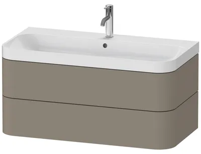 Produktbild von DURAVIT HP4348O9292 WTU m. Happy D.2 Plus, 2 SchK., 1 HL,