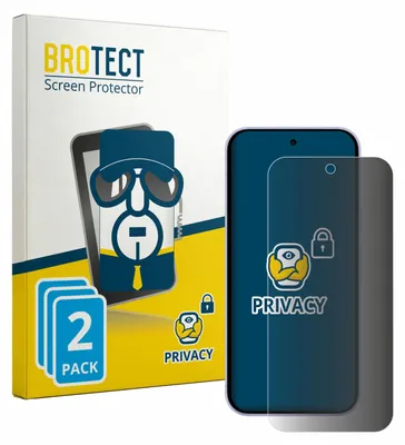 Produktbild von 2x BROTECT Sichtschutzfolie für Google Pixel 11 Anti-Spy Privacy Sichtschutz Blickschutz Folie Blaulicht-Schutz