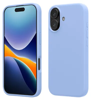 Produktbild von kwmobile Handyhülle für iPhone 17 Hülle, für iPhone 17 Case - Hülle Silikon - kabelloses Laden - Lavendelblau