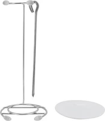 Productafbeelding van Barbecue Grillrek - Spiesenhouder - Vlees Grillen - Roestvrij Staal - 27x15cm