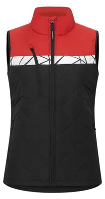 Produktbild von Projob - Weste für Damen, Recyceltes Polyester ET845 (XS) (Schwarz/Rot)