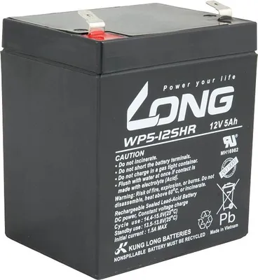 Obrázok produktu pre Baterie Avacom Long 12V 5Ah olověný akumulátor HighRate F2