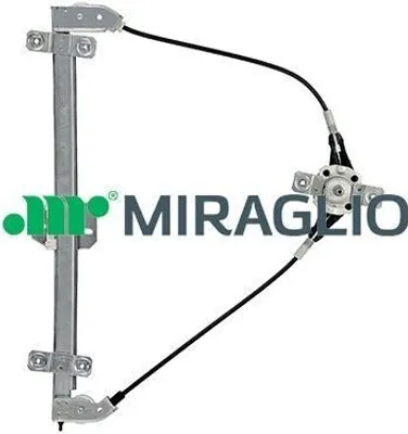Obrázek produktu pro MIRAGLIO 30.752.05 Manuální okénko do dveří, přední, levé, pro VW GOLF II (19E, 1G1), Jetta II (19E, 1G2, 165), GOLF II Van (19E, 1G1)