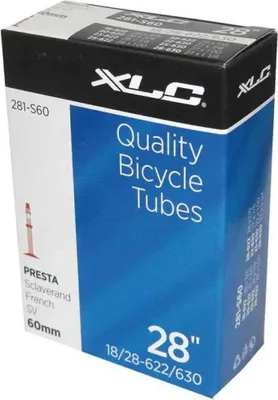 Image de XLC Tuyau 28', 700x18/28C (18/28-622/630), SV 60 mm, noir