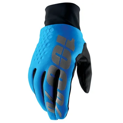 Produktbild von 100% Hydromatic Brisker Gloves S cyan - wasserdichte, warme MTB-Handschuhe