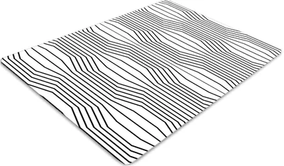 Obrázek produktu pro Podložka na ochranu podlahy - Ochranná podložka pod židli - Podložka na podlahu - 120x90 cm - Geometrická iluze.