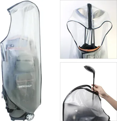 Obrázek produktu pro INF Průhledný PVC obal na golfový bag – voděodolná ochrana vybavení