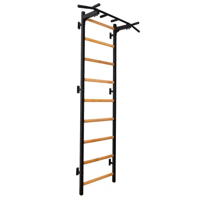 Immagine prodotto di BenchK Sistema fitness con spalliera "721", con barra per trazioni fissa, 721B, nero
