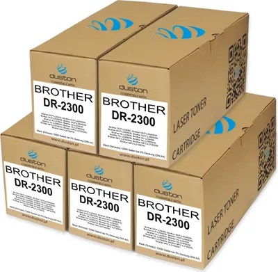 Obrázok produktu pre 5x páska DR2300, DR-2300 čierna kompatibilná s Brother HL-L2300D L2340DW L2360DN L2365DW DCPL2500D
