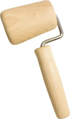 Zdjęcie produktu dla Wałek do ciasta skośny do brytfanki – drewniany wałek do form