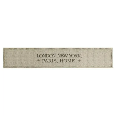 Imagen del producto de Alfombra para cocina, lavable, diseño "Home", 60x300 cm, de terciopelo