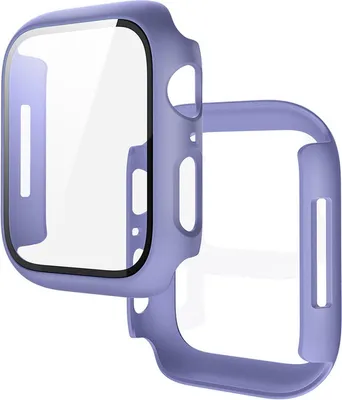 Produktbild von Stravo Case für Apple Watch Series 11/10 46 mm – Hartschale mit Displayabdeckung, passgenaues Design – Lila