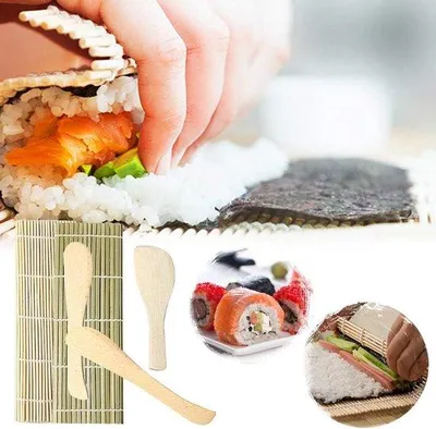 Immagine prodotto di Set asiatico per il sushi con bacchette e vassoio