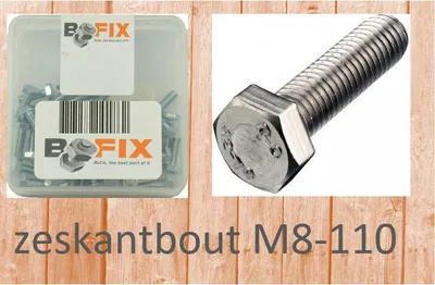 Zdjęcie produktu dla Bofix Śruba sześciokątna M8-110 (12szt)