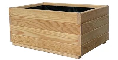 Produktbild von Massiver Holz Pflanzkasten Blumentopf Maße 40 x 30 x 27,5 cm