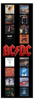 Obrázek produktu pro AC/DC – Obaly alb – 53 x 158 cm – Plakát