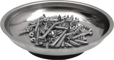 Obrázek produktu pro 2x Magnetický zásobník Magnetický disk Magnetický šroubovací zásobník Zásobník na hřebíky Držák Magnetický zásobník