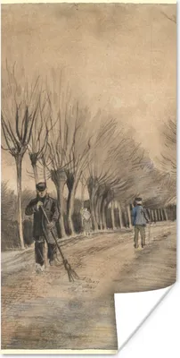Produktbild von MuchoWow® Poster Straße in Etten - Vincent van Gogh 80x160 cm - Kinderzimmer