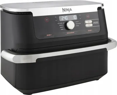 Produktbild von Ninja AF500EU Air Fryer 10 l Große schwarze leistungsstarke Heißluftfritteuse