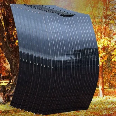 Immagine prodotto di Pannello solare flessibile da 200 W - Monocristallino - Leggero - Ideale per barche e campeggio