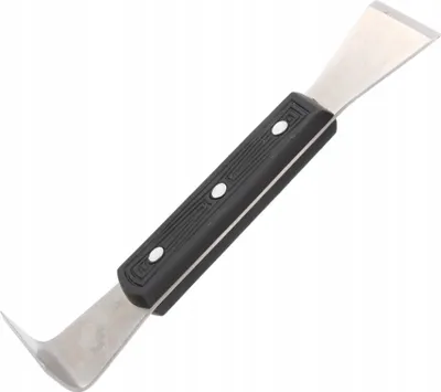 Produktbild von Edelstahl Imkerwerkzeug mit Griff 20 cm – Edelstahl Stockmeißel, Imkerwerkzeug mit Rahmenhaken und Griff