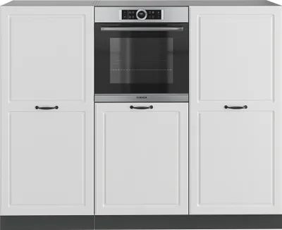 Produktbild von Küchenblock Vicco R-Line Weiß Landhaus/Anthrazit 180 cm ohne Arbeitsplatte, Model 37639